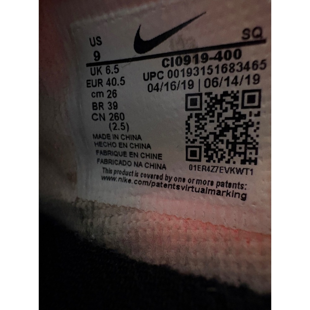 Nike Air‎ Force 1 Shadow Mystic Navy White Echo Pink Wmns Size 9 CI0919 400 - Picture 7 of 11